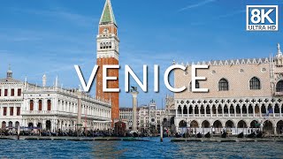 Venice in 8K Walking Tour: San Marco, Rialto Bridge, Grand Canal [8K]