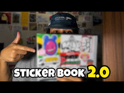 PUTTING THE STICKERS YOU SENT ME IN THE BOOK