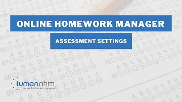 What Assessment Settings Should we use for an Assessment using Lumen OHM?