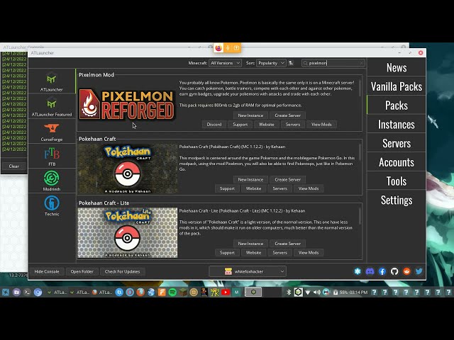 How to install Minecraft Pixelmon mod on Linux Debian class=