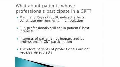 Dr. Andrew McRae: Informed consent issues in CRTs (Session 2 Part 1)