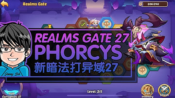 Idle Heroes - New Dark Mage Phorcys Performance In Realms Gate Void Corruption 27