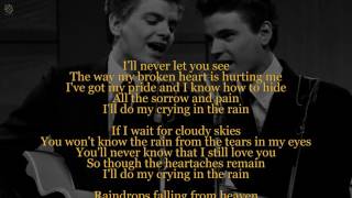 Crying In the Rain - Everly Brothers (Lyric video) [HQ] chords