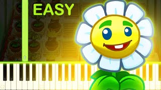 Zen Garden  Plants Vs Zombies  Easy Piano Tutorial