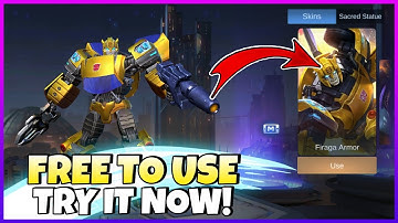 FREE TO USE! X-BORG BUMBLEBEE TRANSFORMER SKIN WITHOUT SPENDING DIAMONDS | MOBILE LEGENDS