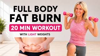 🔥 20 MIN FULL BODY FAT BURN | Lose Weight at Home Over 40, 50 & Beyond