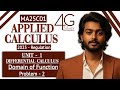 Domain of function Problem in Tamil | Applied Calculus in Tamil | MA25C01 in Tamil | Unit 1 