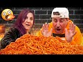 Eating the Worlds Spiciest Korean FIRE Noodles!