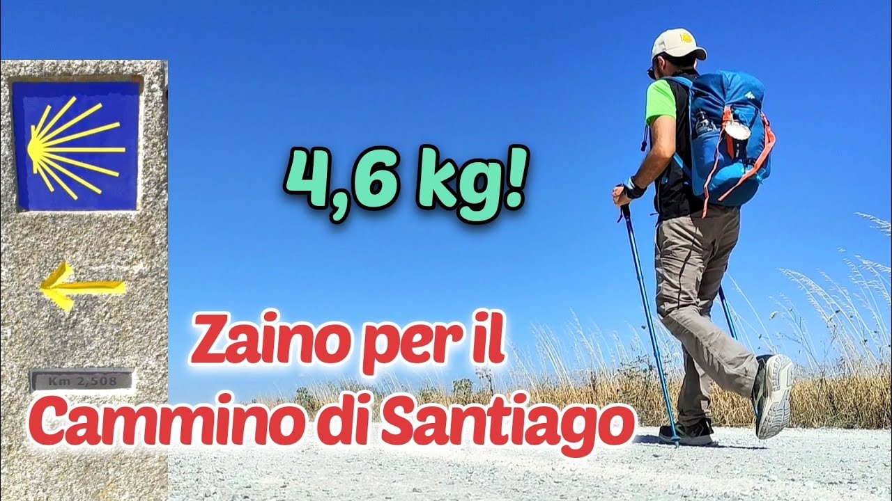 Zaino cammino deals santiago