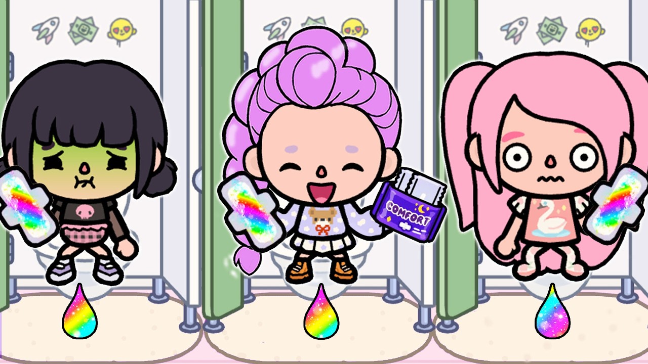 Huntrix’s First Period 😨🩸 | Toca Boca Life Story