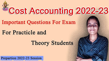 Cost Accounting Important Questions 2022-23.Cost accounting Important Chapter for B.com 5th sem22-23