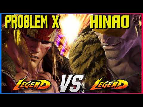 PROBLEM X (Alex) vs HINAO (Sagat) – Europe’s Best Alex vs Japanese Prodigy! | SF6