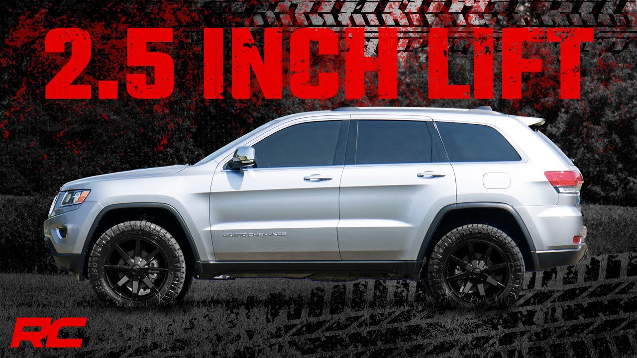 2.5 Inch Lift Kit, N3 Struts, Jeep Grand Cherokee 4WD (2011-2015)