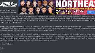Ace Comic Con North East Canceled