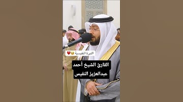 ما تيسر من سورة الأنفال|القارئ الشيخ أحمد عبدالعزيز النفيس #القرآن_الكريم #احمد_النفيس #سورة_الأنفال
