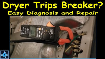 #19 - Dryer Trips Breaker in Heat Mode? Step-by-Step Diagnosis & Repair!