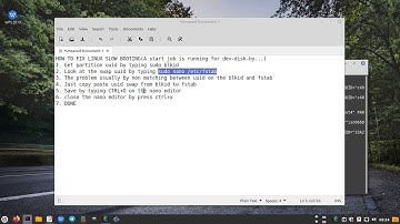 HOW TO FIX LINUX SLOW BOOTING (A start job is running for )