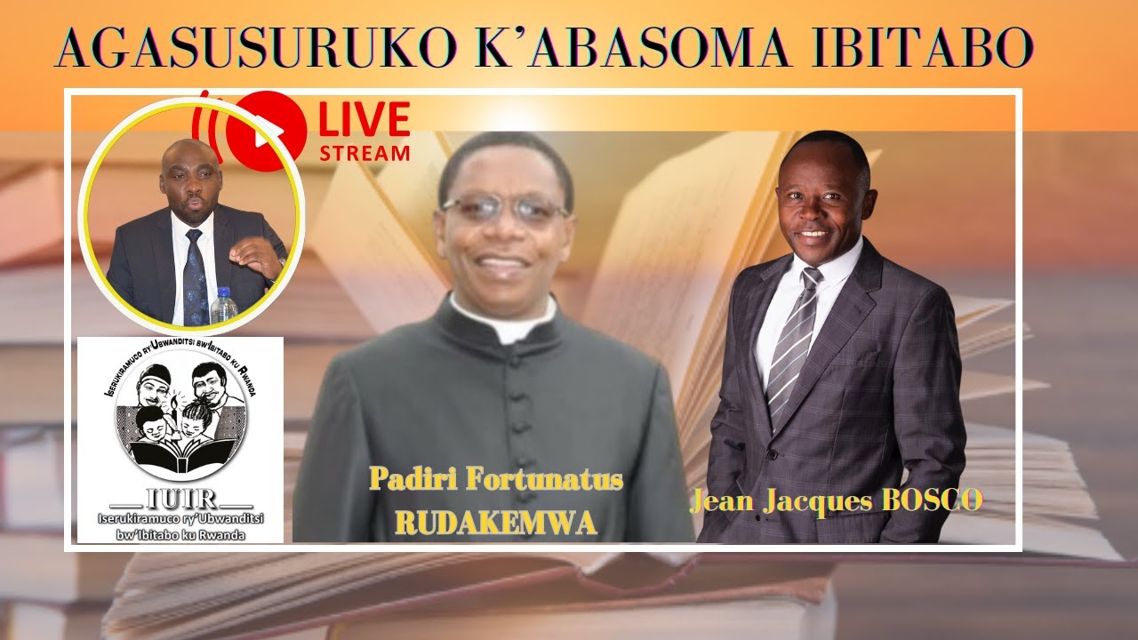 Padiri Fortunatus RUDAKEMWA yemeye ubutumire bwacu. Aratubwira ibikubiye mu bitabo yanditse.