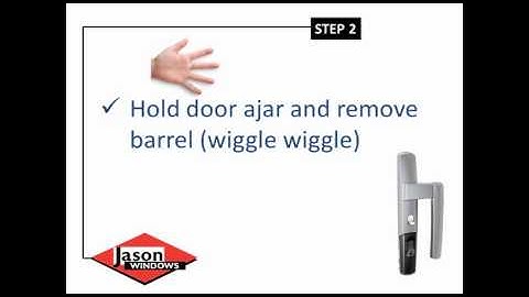 Jason Windows Barrel Change PD Door