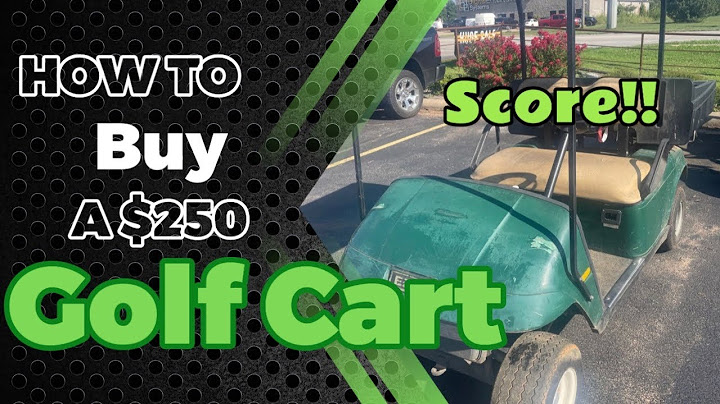 Cheap golf carts for sale under 500