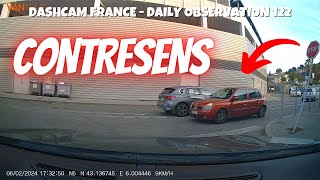 ELLE ROULE À CONTRESENS SANS STRESS !! Dashcam France - Daily Observation 122