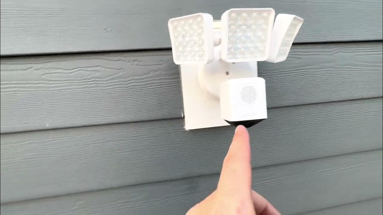 Updating our security system With Wyze pro flood light YouTube
