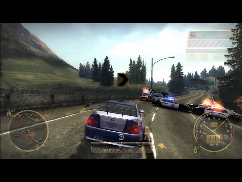 видео: Need for Speed Most Wanted (2005) Heat 1-10 Police Chase HD (HARD MODE)