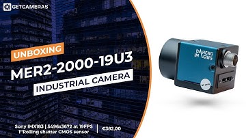 UNBOXING SONY IMX183 INDUSTRIAL CAMERA | 20MP | 19FPS | 1" ROLLING SHUTTER | MER2-2000-19U3
