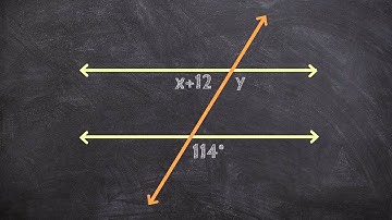Finding the Value of X and Y with Parallel Lines