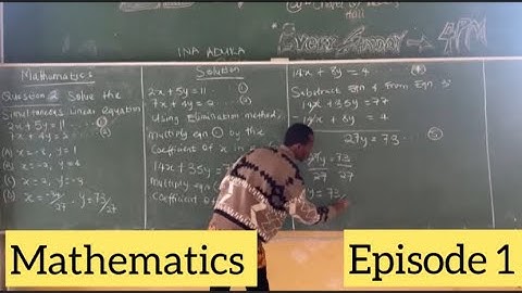 Most repeated post utme questions by Nigerian universities on mathematics | Episode 1