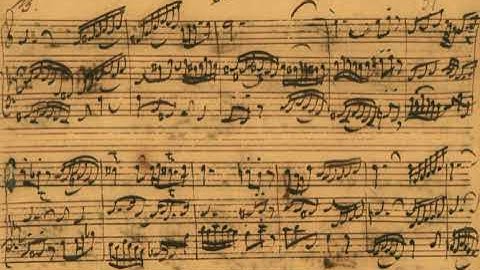 J.S.Bach: Largo e dolce from BWV 1032
