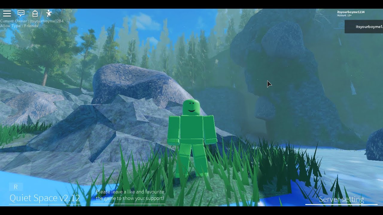 { quiet place } roblox game - YouTube