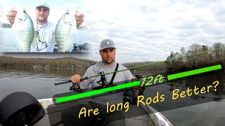 Are LONG Crappie Rods better for Crappie Fishing? (Watts Bar Lake