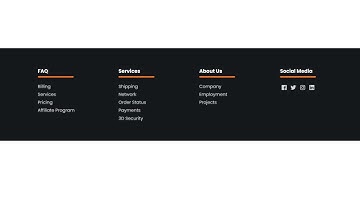 Create Responsive Footer with HTML & CSS | Step by Step Tutorial