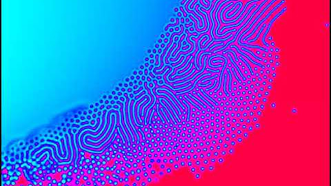 Reaction diffusion: Gray-Scott model
