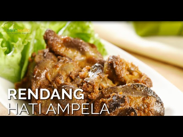 Resep Ayam Rendang Hati Ampela Ayam Lauk Enak Sekali Youtube