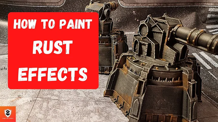 How to paint rust effects