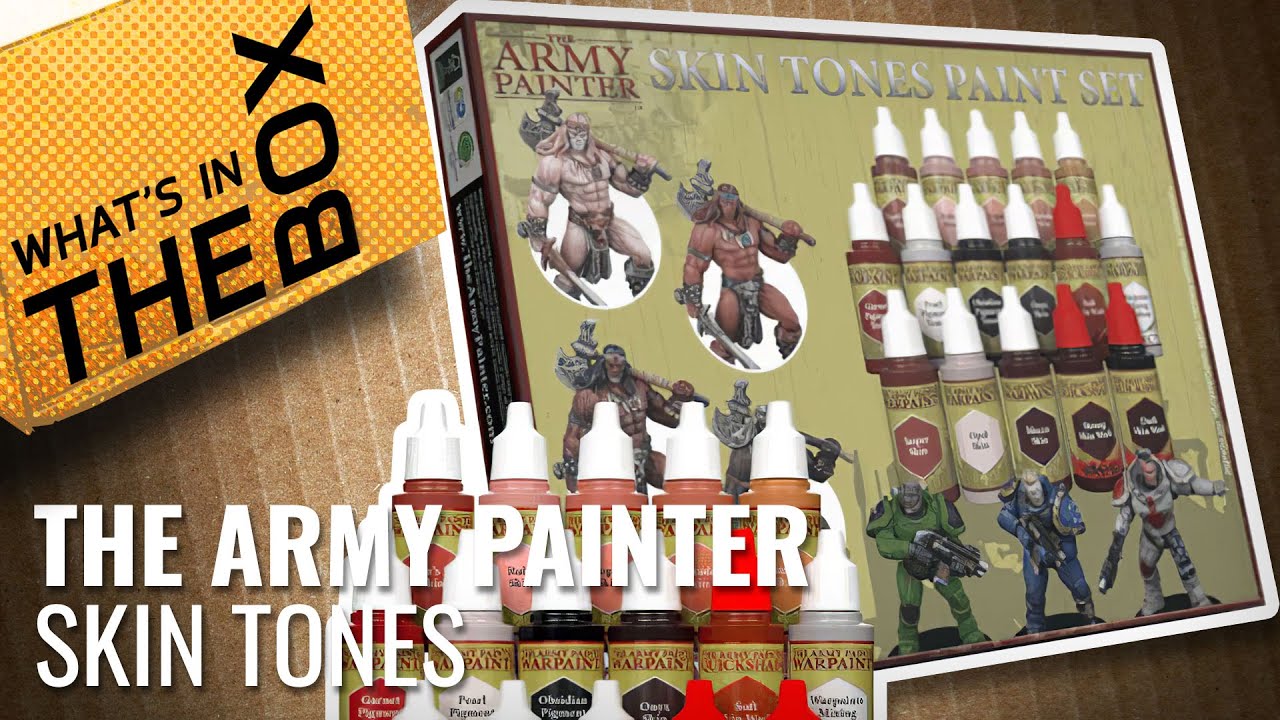 RETURNS The Army Painter Skin Tones Paint Set for Miniature Painting WP8909