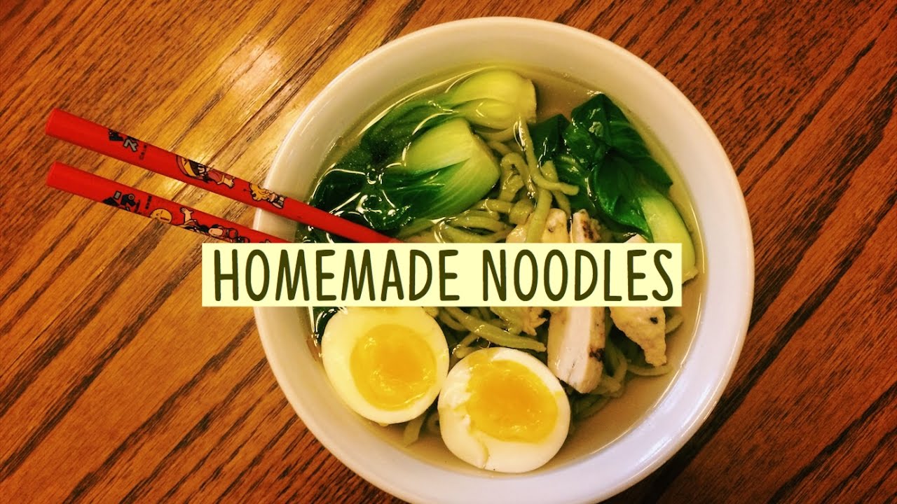 Homemade Jade Noodles (自制面条) | The Chinese Cuisine