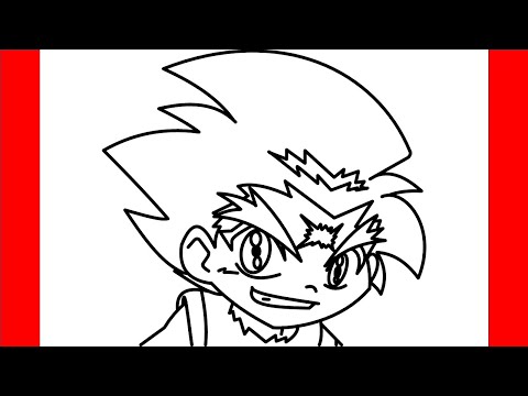 How To Draw Daichi Sumeragi From Beyblade - Step By Step Drawing