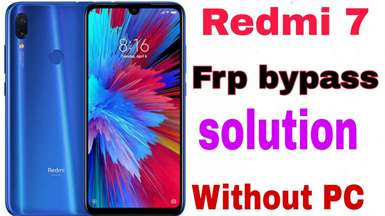 Redmi 6 Frp