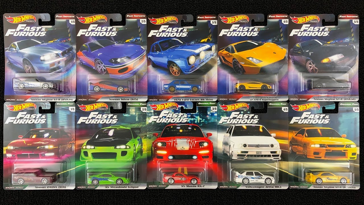 hot wheels premium fast and furious