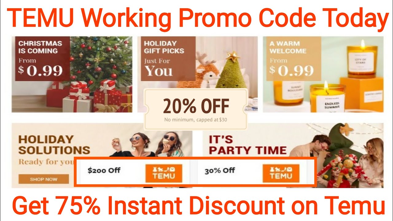 Working Temu Coupon Code December 2022 Get 75 Discount on Temu Promo