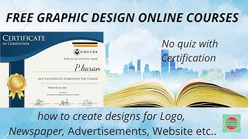 Online Free Graphic Design Course | Educba Certification | Courses for all students