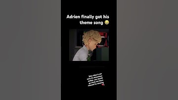 ADRIENS THEME SONG (not mine) #adrienagreste #chatnoir #mlb #miraculousladybug #themesong 💚🖤