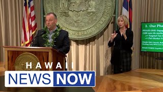 Governor says he’ll issue Maui vacation rental moratorium in January if housing needs aren’t met