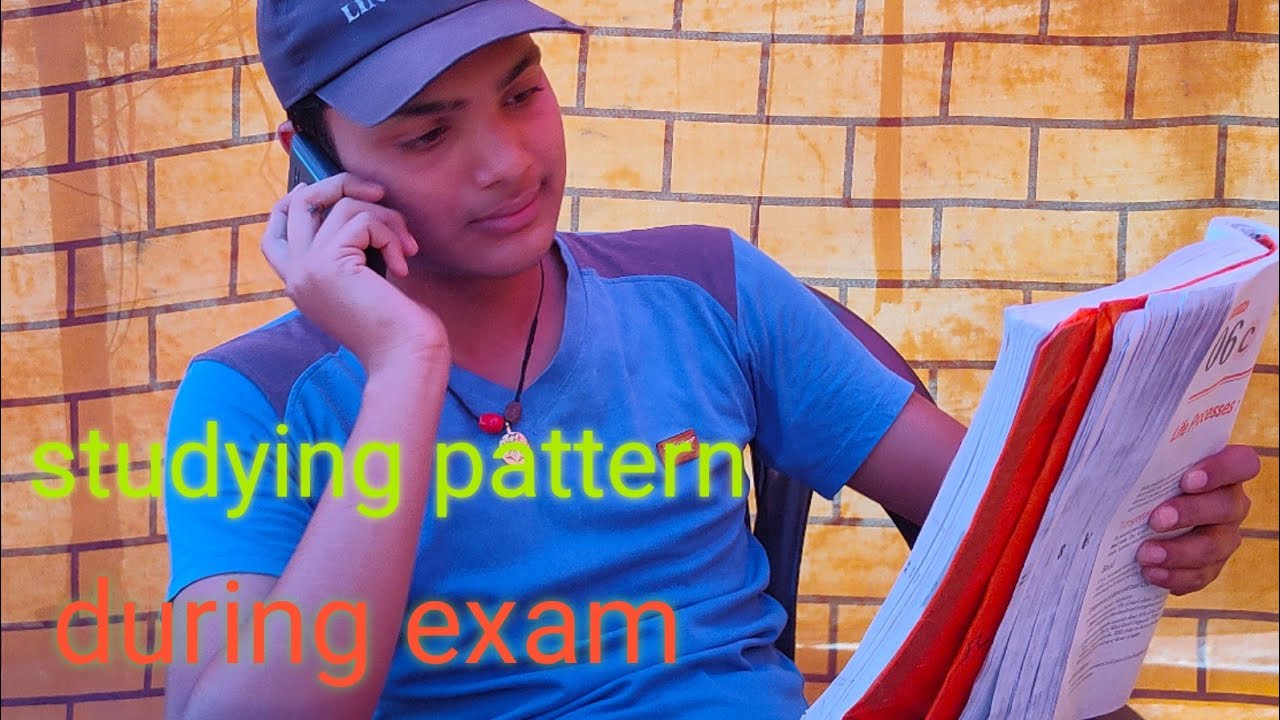 Studying pattern during exam - YouTube