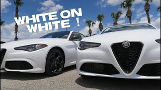Trofeo Tri Coat White vs Alfa White Which Giulia Looks Better?!