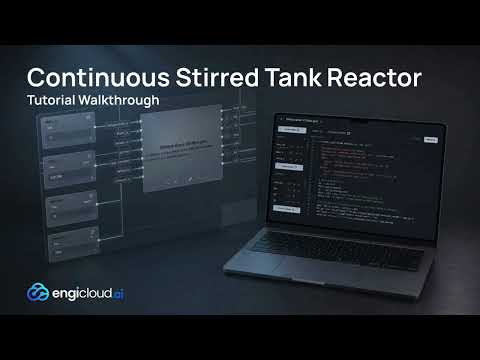 Modeling Reactor Dynamics: CSTR Simulation with Cantera & GRI-Mech 3.0 on engicloud.ai