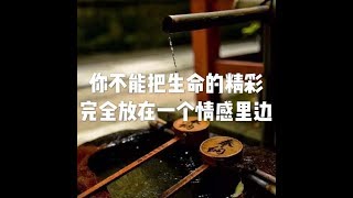 201803 你不能把生命的精彩 完全放在一个情感里边23798